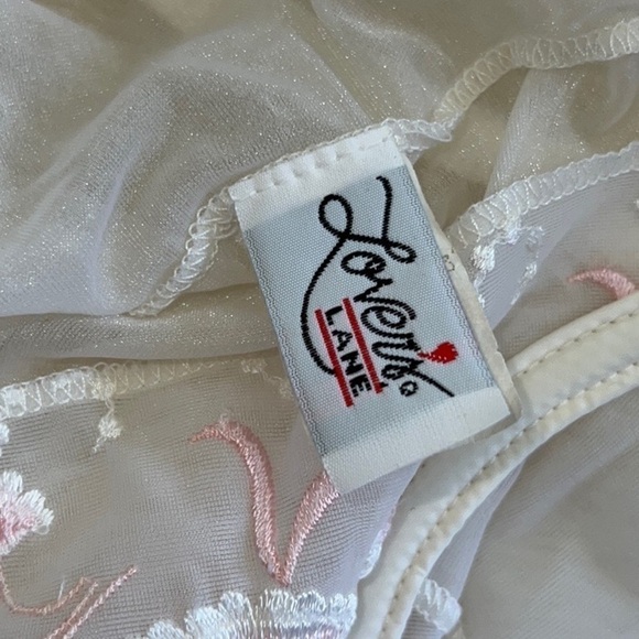 Vintage Mesh Rosette Bustier Camisole - Picture 6 of 7